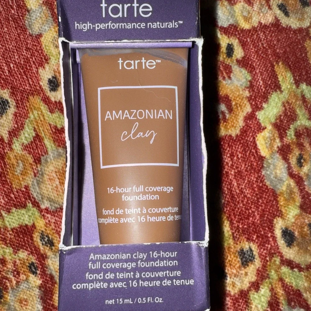 Tarte Amazonian Clay 16-hour Full Coverage Foundation Travel Size 57N‎
